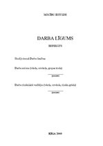 Referāts 'Darba līgums', 1.