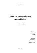 Referāts 'Saukas ezeram pieguļošo zemju apsaimniekošana', 1.