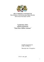 Paraugs 'Datu bāzu vadības sistēmas', 1.