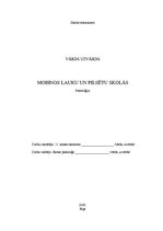 Referāts 'Mobings lauku un pilsētu skolās', 1.