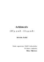 Referāts 'Arhimēds', 11.