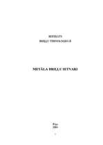 Referāts 'Metāla briļļu ietvari', 1.