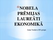 Prezentācija 'Nobela prēmijas laureāti ekonomikā', 1.