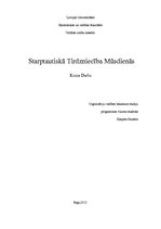 Referāts 'Starptautiskā tirdzniecība mūsdienās', 1.