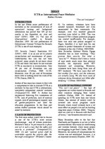 Eseja 'International Criminal Tribunal for Rwanda as International Peace Mediator', 2.