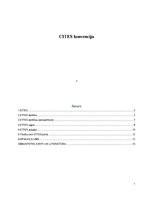 Referāts 'CITES konvencija', 1.