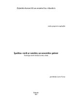 Konspekts 'Īpašības vārdi ar noteikto un nenoteikto galotni', 1.