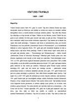 Referāts 'Viktors Emils Frankls', 2.