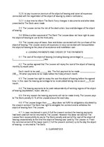 Paraugs 'Contract of Financial Leasing', 3.