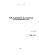 Referāts 'Web lappušu atjaunošanas sistēmas', 1.