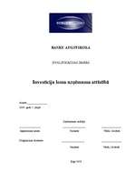 Referāts 'Investīciju loma uzņēmuma attīstībā', 1.