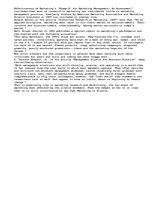 Eseja 'Is Marketing a Science?', 5.