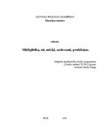 Referāts 'Mūžizglītība, tās mērķi, uzdevumi, problēmas', 1.