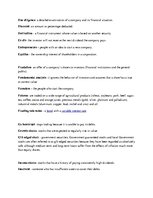 Konspekts 'Financial Terms in English', 2.