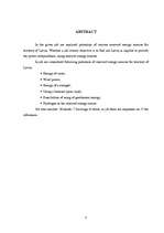 Referāts 'Atjaunojamo enerģijas avotu izmantošanas iespējas Latvijā', 5.