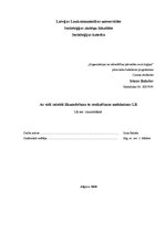 Konspekts 'Ar vidi saistītā likumdošana, tās realizēšanas mehānisms Latvijas Republikā', 1.