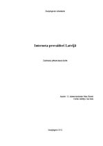 Referāts 'Interneta provaideri Latvijā', 1.