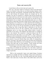 Eseja 'Town and Country Life', 1.