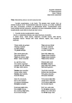 Konspekts 'Matemātikas jēdzieni latviešu tautasdziesmās', 1.