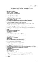 Eseja 'A.Čaka "Latviešu meitenes dziesma strēlniekam" itāļu valodā', 1.