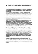 Eseja 'K.Skalbe "Kā Jānis brauca nezināmo meklēt"', 1.