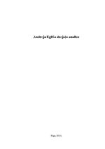 Konspekts 'Andreja Eglīša dzejoļu analīze', 1.