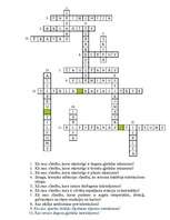 Konspekts 'Krustvārdu mīkla - medicīna', 1.