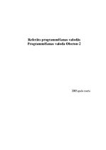 Referāts 'Programmēšanas valoda Oberon-2', 1.