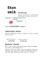 Konspekts 'Ekonomika Vācijā', 1.