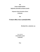 Konspekts 'Grāmatvedības loma uzņēmējdarbībā', 1.