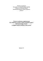 Konspekts 'Vēstures notikumu izgaismojums G.G.Markesa, M.Zīverta un A.Eglīša darbos', 1.