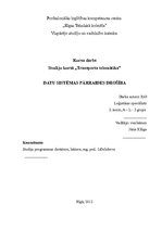 Referāts 'Datu sistēmas pārraides drošība', 1.