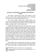 Referāts 'Kodi, kodu veidi. Kodēšana un atkodēšana komunikatīvajā procesā', 1.