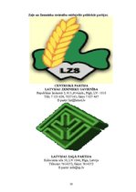 Referāts 'Centriskās partijas "Latvijas Zemnieku savienība" vēlēšanu kampaņas plāns 2005.g', 20.