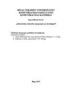 Konspekts 'Sabiedrisko attiecību kampaņas un stratēģijas', 1.