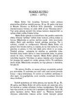 Eseja 'Marks Rotko', 1.