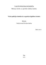 Referāts 'Valsts policijas koledža kā augstākās izglītības iestāde', 1.