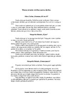 Konspekts 'Manas atrastās vērtības dažādos literārajos darbos', 1.