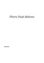 Referāts 'Pēteris Pauls Rubenss', 1.