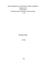 Konspekts 'Stundas konspekts mājturībā 3.klasei', 1.