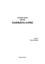 Konspekts 'Gadskārtu svētki', 1.