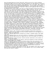 Eseja 'Early Childhood Education', 1.