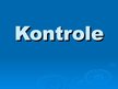 Prezentācija 'Kontrole uzņēmumā', 1.