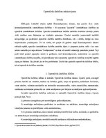 Referāts 'Operatīvās darbības raksturojums', 1.