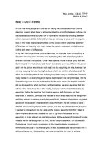 Eseja 'Cultural Dilemma', 1.