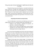 Referāts 'Drug Using (Narcotics) as the Threat for Healthiness and Security of Society', 2.