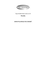 Eseja 'Kuru no tabletēm jūs izvēlētos', 1.