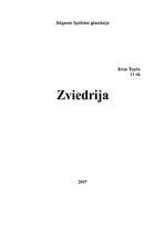 Referāts 'Zviedrija', 1.