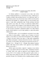 Eseja 'Lielākās problēmas un izaicinājumi Latvijas mediju vides attīstībai tuvākajos 5-', 1.