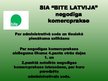 Prezentācija 'SIA "Bite Latvija" negodīga komercprakse', 1.